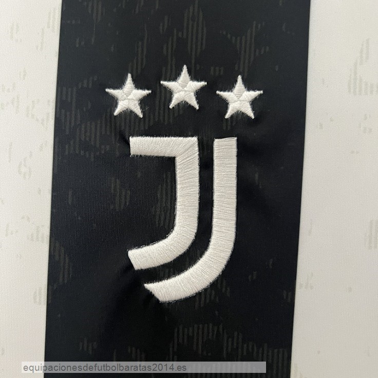 Nuevo Tailandia 1ª Camiseta Juventus 24/25 Blanco Negro Baratas